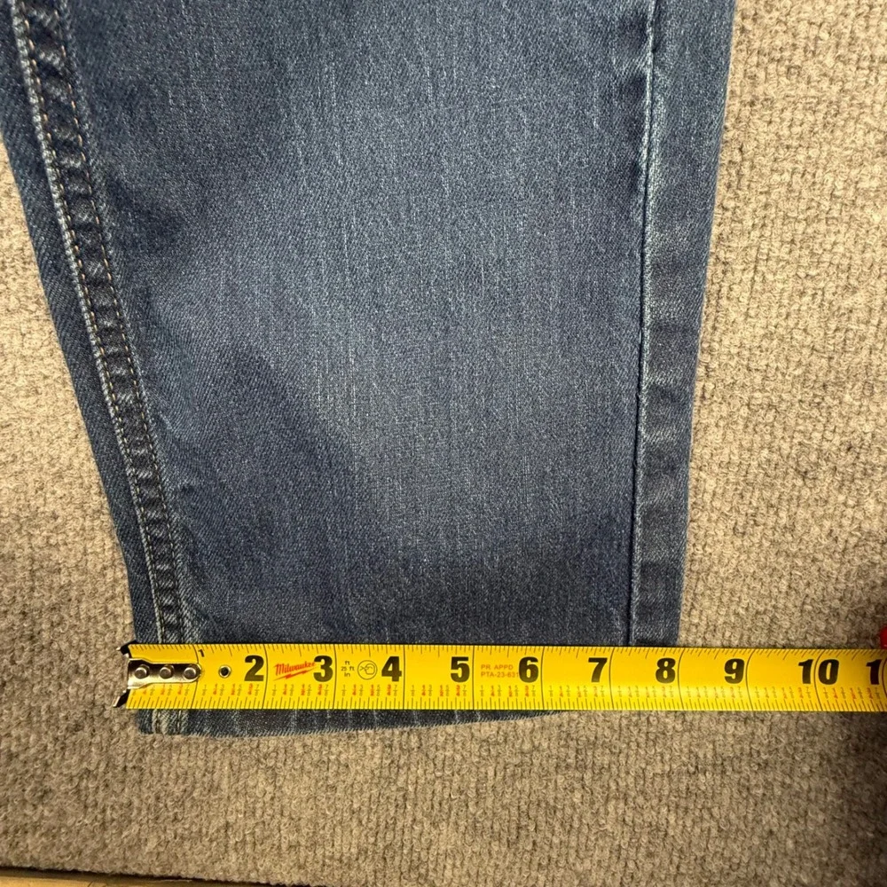 Y2K Retro Levi's 505 Jeans 32x32 Men's Dark Wash Straight Leg Denim Workwear